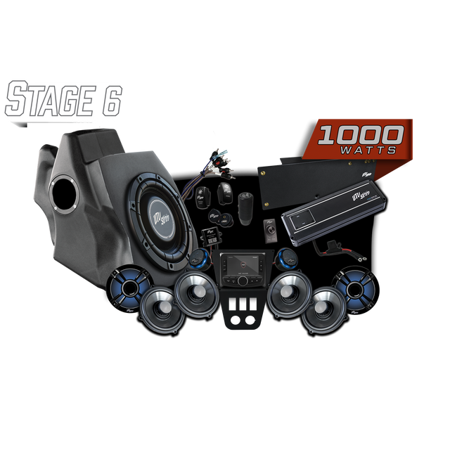 '20-'24 RZR® Pro Series Signature Stage 6 Stereo Kit | UTVS-PRO-S6-S UTV Stereo
