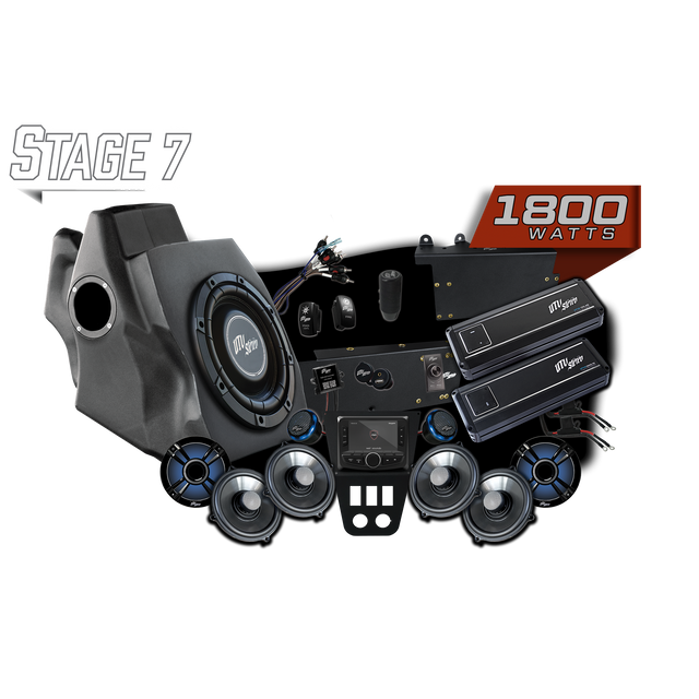 '20-'24 RZR® Pro Series Signature Stage 7 Stereo Kit | UTVS-PRO-S7-S UTV Stereo