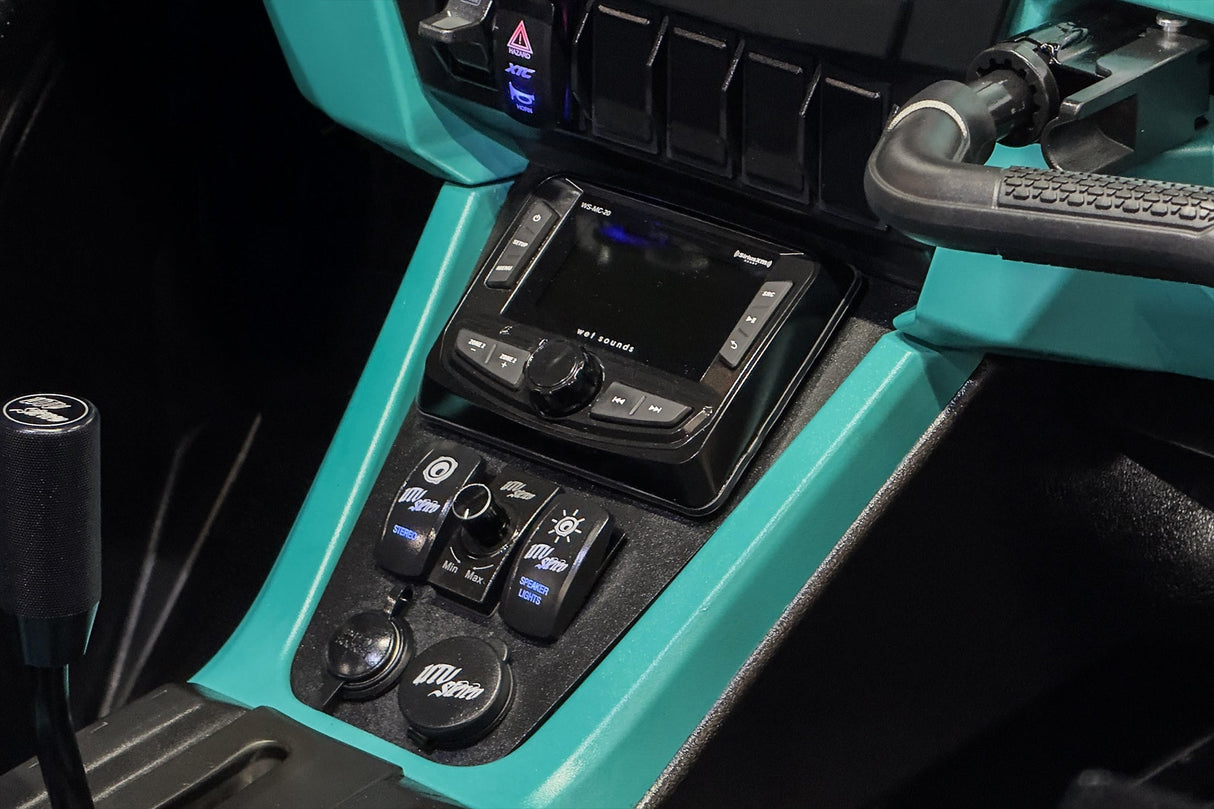 '25 -'26 RZR® Pro Series Head Unit Mount | UTVS-PRO2-HUMT-DASHKIT-RKR UTV Stereo