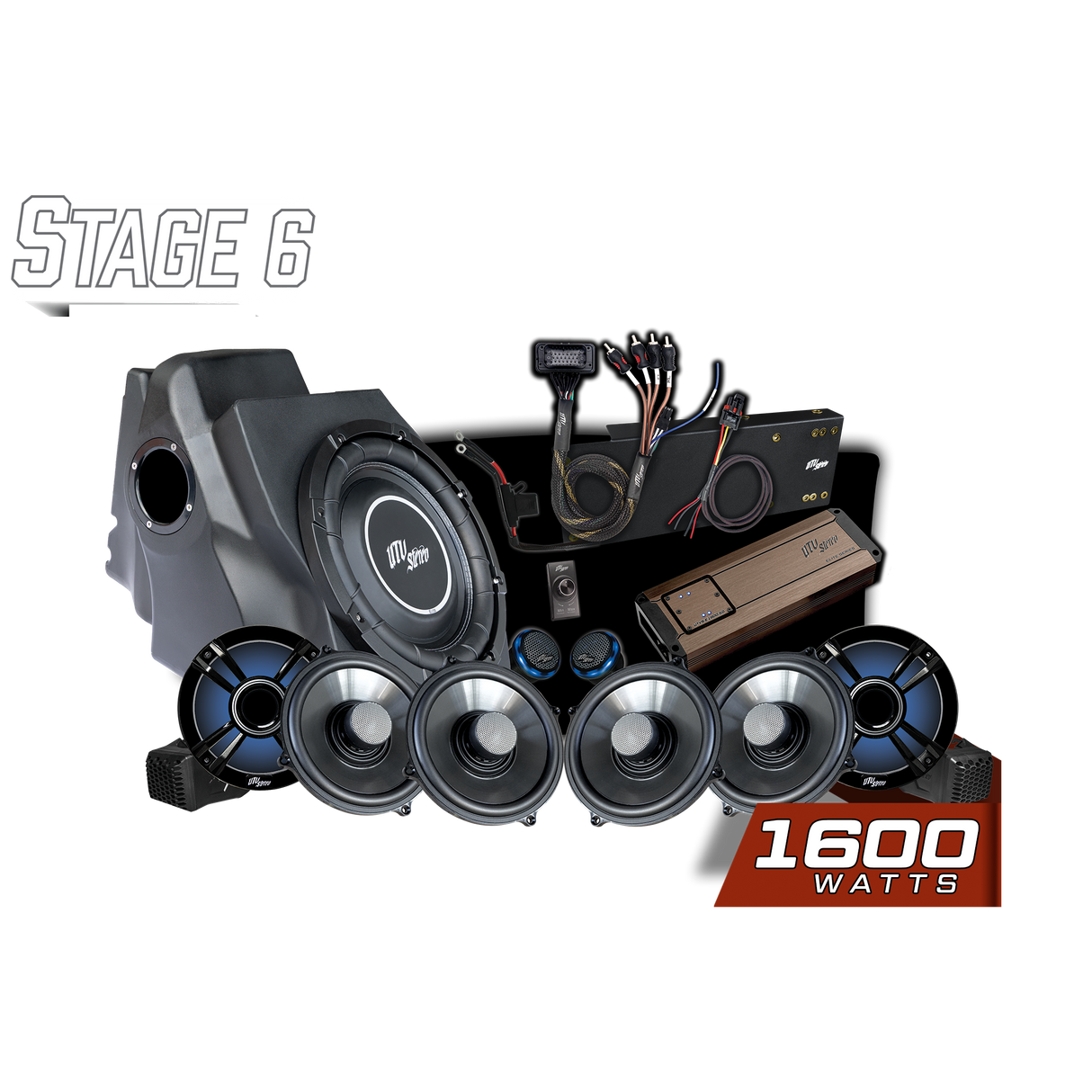 '25-'26 RZR® Pro Series Ride Command® Stage 6 Stereo Kit | UTVS-PRO2-S6-RC UTV Stereo