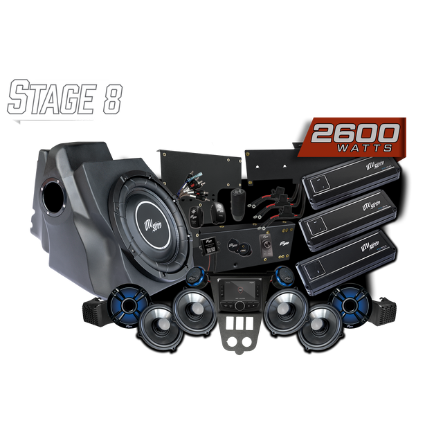 '25-'26 RZR® Pro Series Signature Stage 8 Stereo Kit | UTVS-PRO2-S8-S UTV Stereo