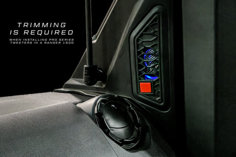 Pro Series 1" Tweeter w/ Built In RGB LED (Pair) | UTVS-PTW Polaris Xpedition UTV Stereo