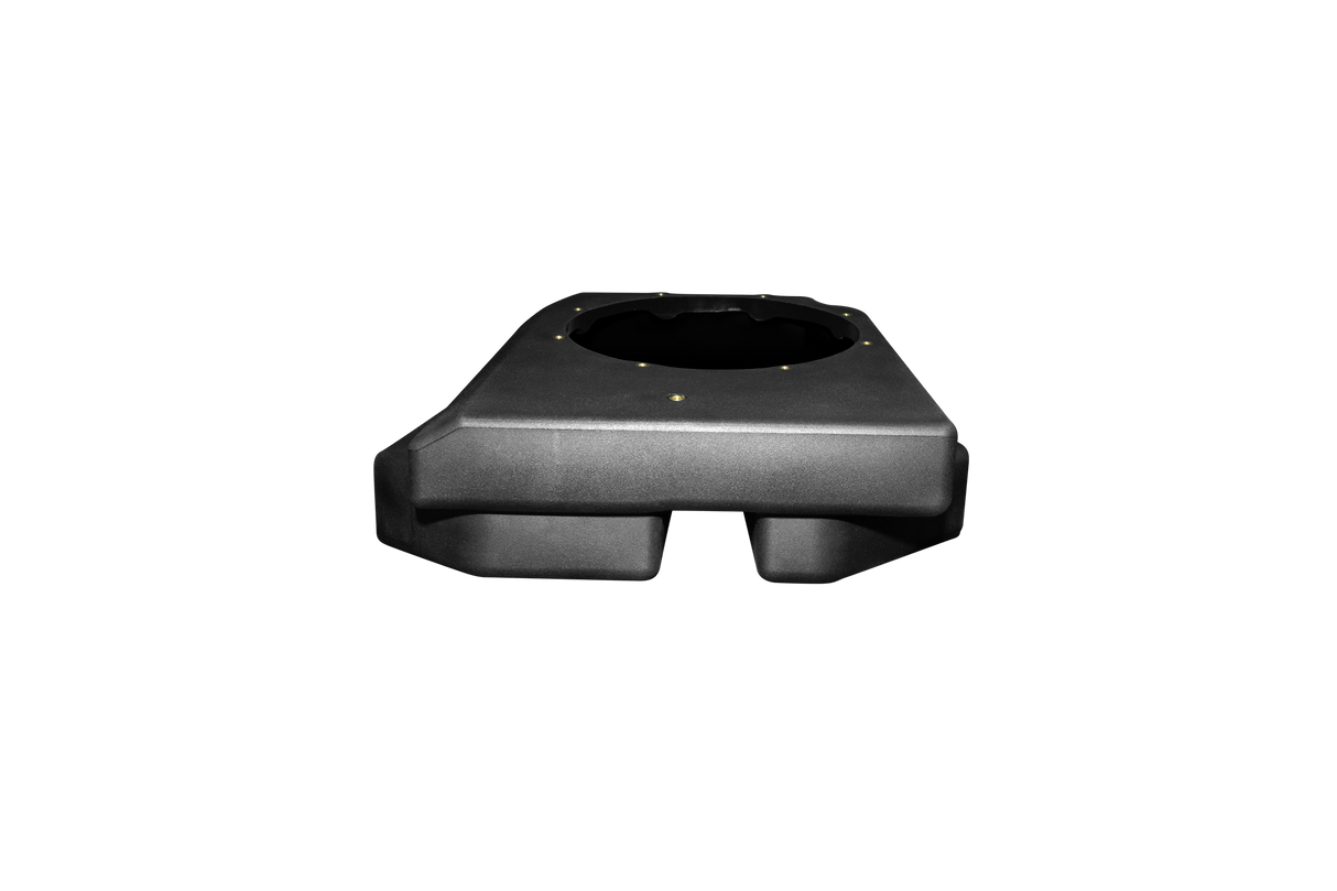 Can-Am® Maverick R 10" Rear Passenger Subwoofer Enclosure (PRE-ORDER ONLY)(4-SEAT MODELS) – Unloaded | UTVS-R-ENC-PASS-4R