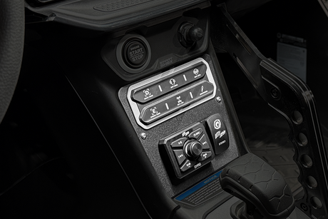 Maverick R Head Unit Mount Kit w/ Bass Knob | UTVS-R-HUMT-KIT-BASS-KNOB UTV Stereo