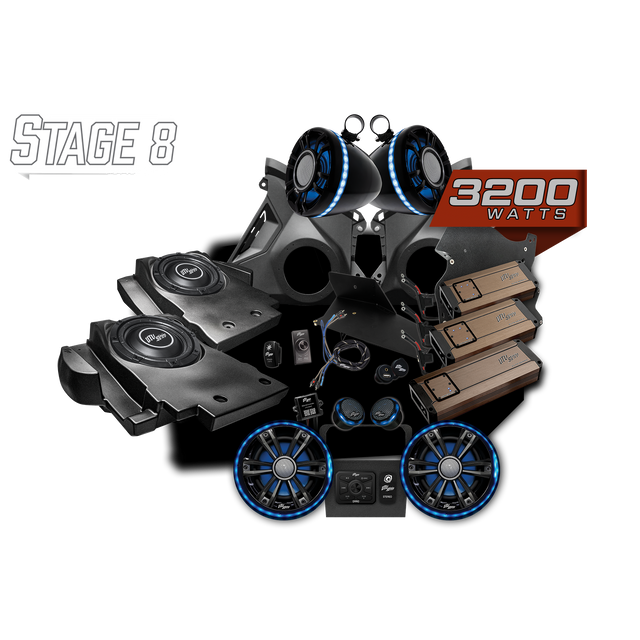 Can-Am® Maverick R Elite Series Stage 8 Stereo Kit | UTVS-R-S8-E UTV Stereo