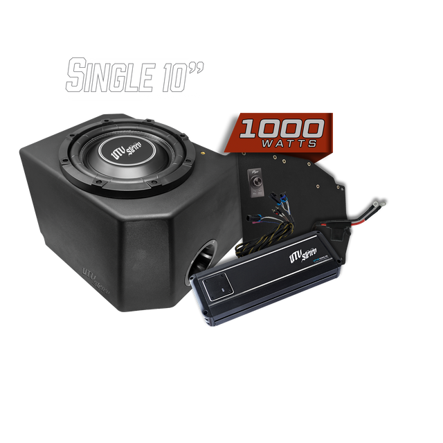 Polaris® Ranger 1000W Single 10" Subwoofer Kit | UTVS-RNG-SUB-1000-1 UTV Stereo