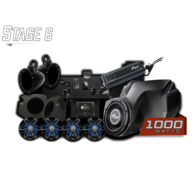 RZR® Signature Series Stage 6 Stereo Kit | UTVS-RZR-S6-S UTV Stereo