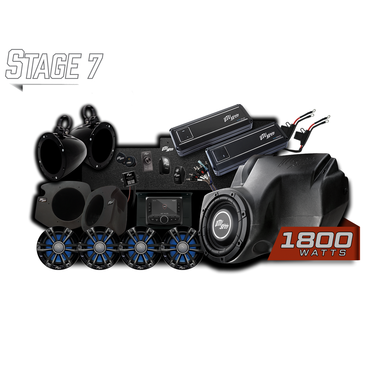 RZR® Signature Series Stage 7 Stereo Kit | UTVS-RZR-S7-S UTV Stereo