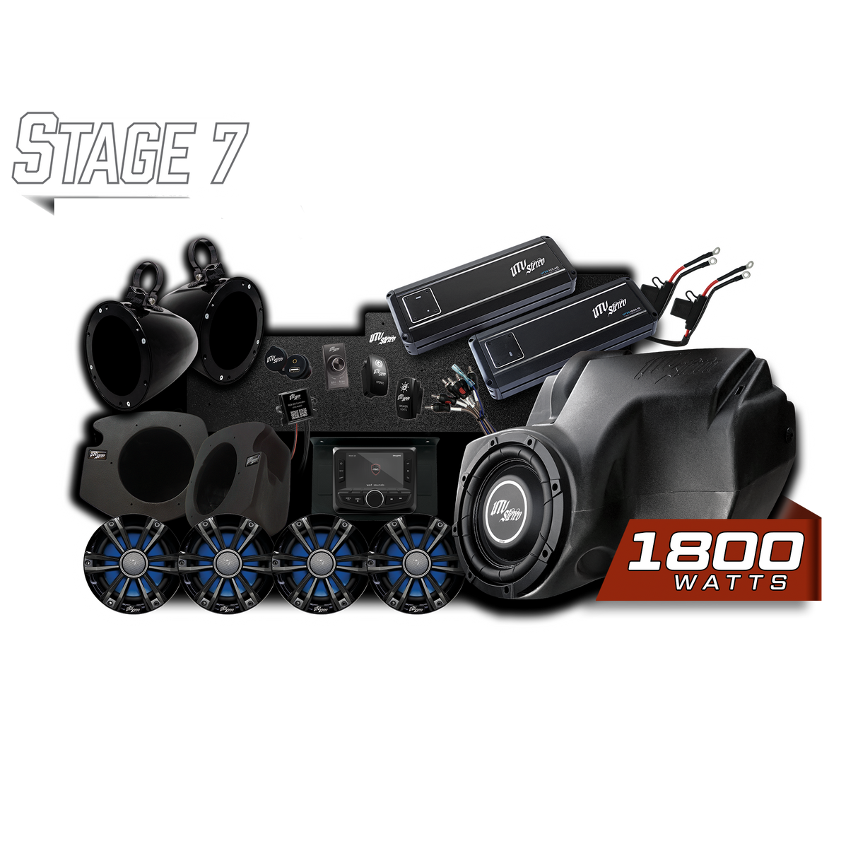 RZR® Signature Series Stage 7 Stereo Kit | UTVS-RZR-S7-S UTV Stereo