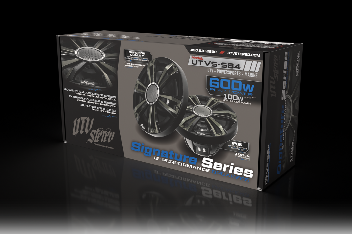Signature Series  8" Speakers  | UTVS-S84 UTV Stereo