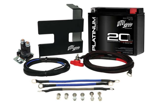Can-Am® X3 2nd Battery Kit | UTVS-X3-2BATT-KIT UTV Stereo