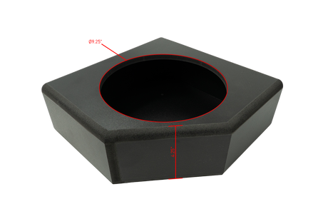Can-Am® X3 Low Profile Front Passenger Side 10” Sub Box Enclosure – Unloaded | UTVS-X3-ENC-LP-FPASS UTV Stereo