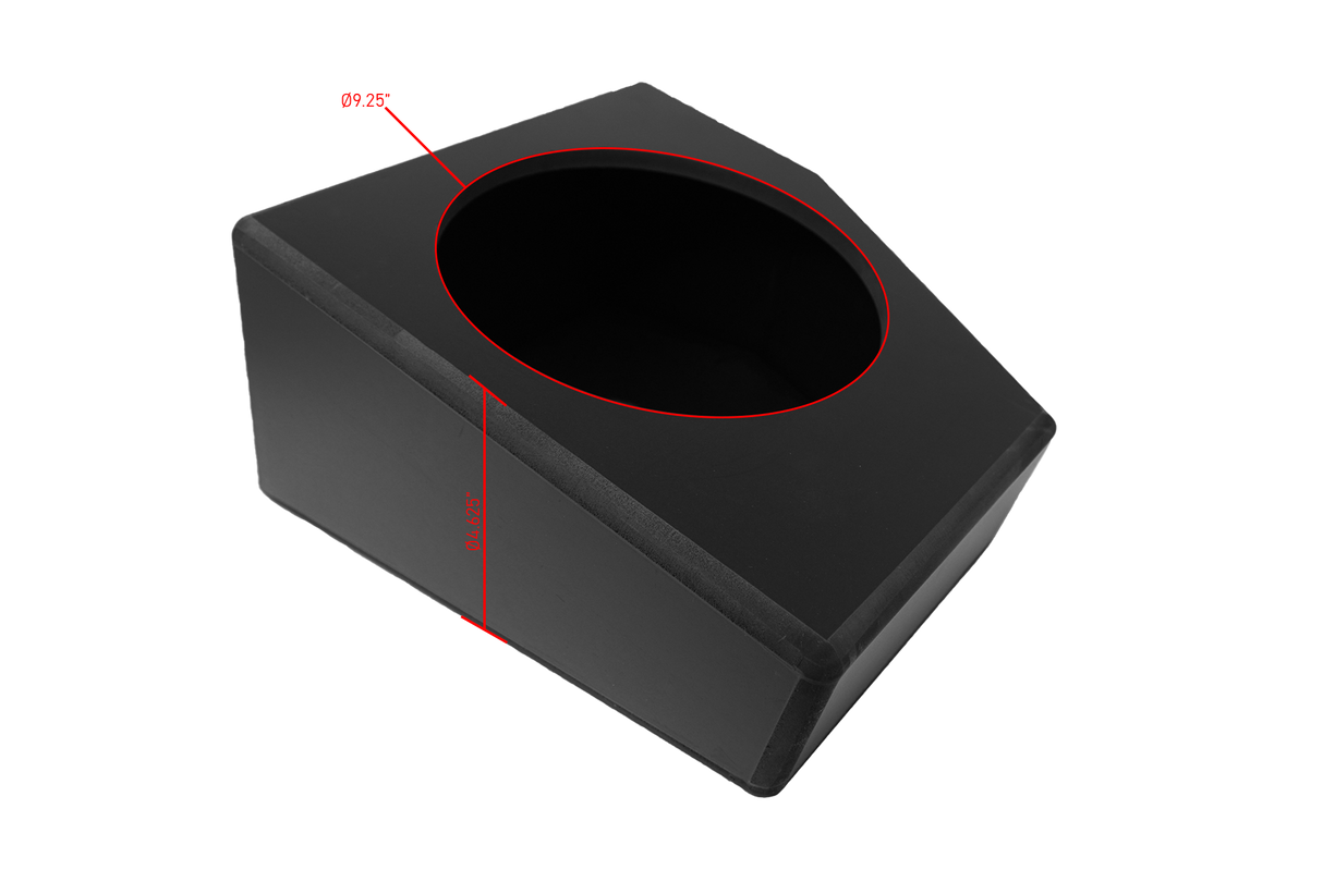 Can-Am X3 Up-Fire Front Passenger Side 10" Sub Box Enclosure – Unloaded | UTVS-X3-ENC-UF-FPASS UTV Stereo