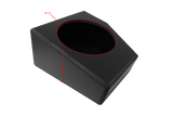 Can-Am X3 Up-Fire Front Passenger Side 10" Sub Box Enclosure – Unloaded | UTVS-X3-ENC-UF-FPASS UTV Stereo