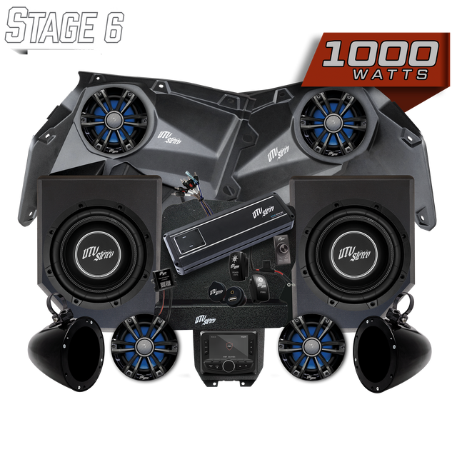 Can-Am® X3 Signature Series Stage 6 Stereo Kit |  UTVS-X3-S6-S UTV Stereo