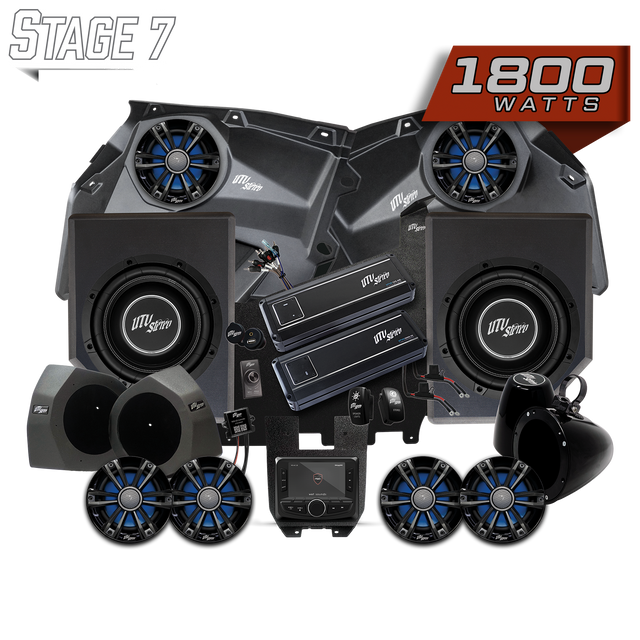 Can-Am® X3 Signature Series Stage 7 Stereo Kit | UTVS-X3-S7-S UTV Stereo