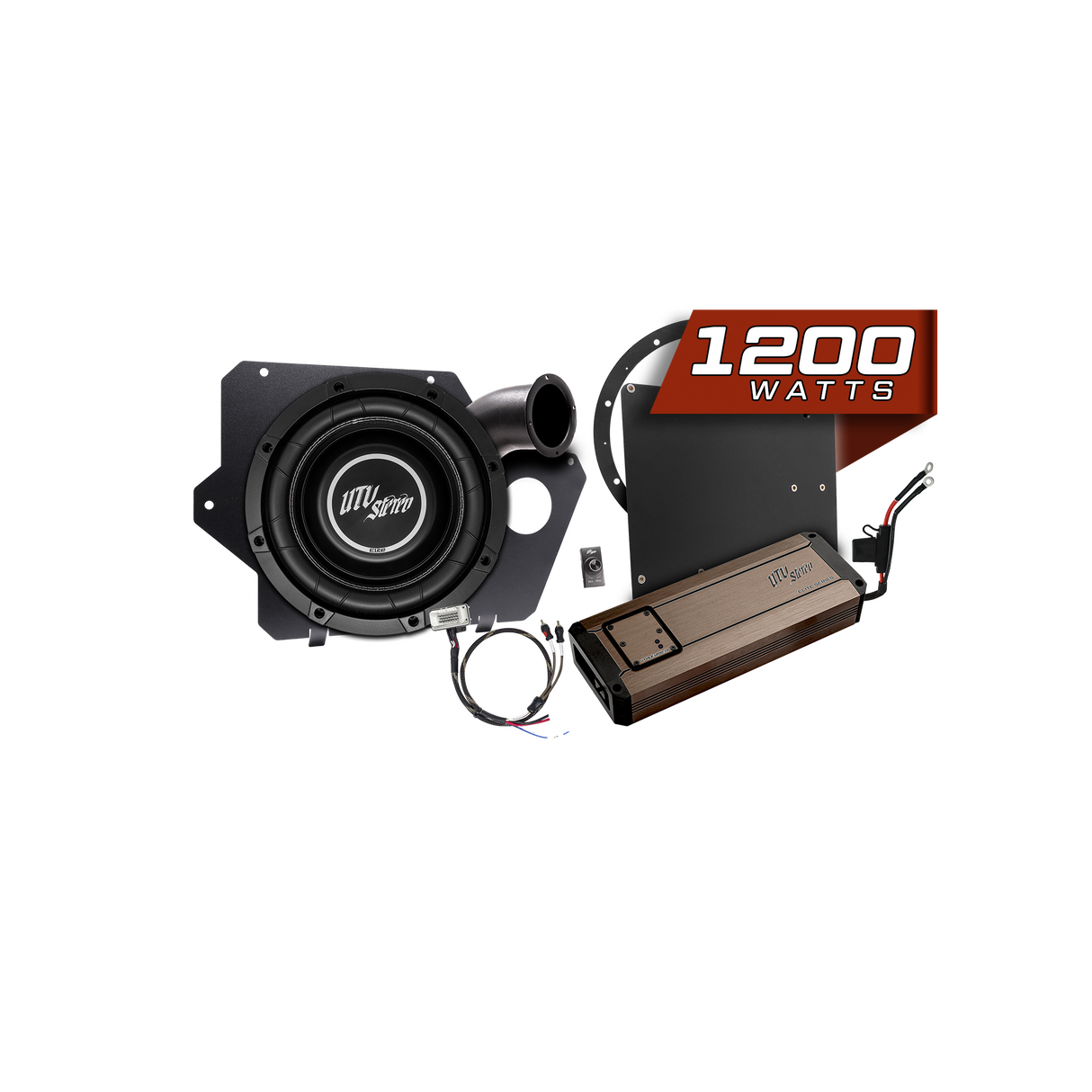 Polaris® Xpedition 1200W 10" Subwoofer Kit  | UTVS-XPD-SUB-1200-1