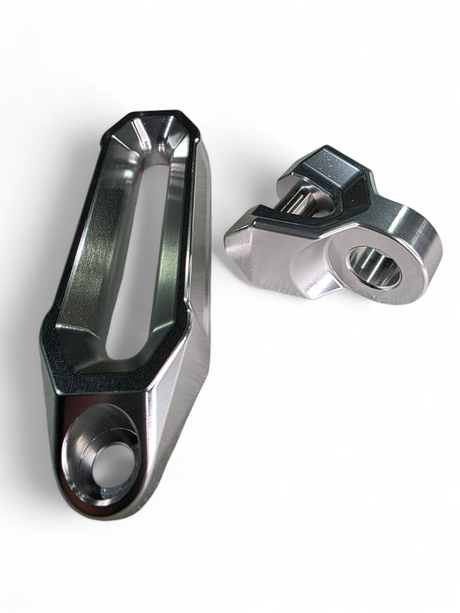 Elektric Offroad Designs UTV Winch Fairlead and Hook Combo (Clear) www.elektricoffroad.com