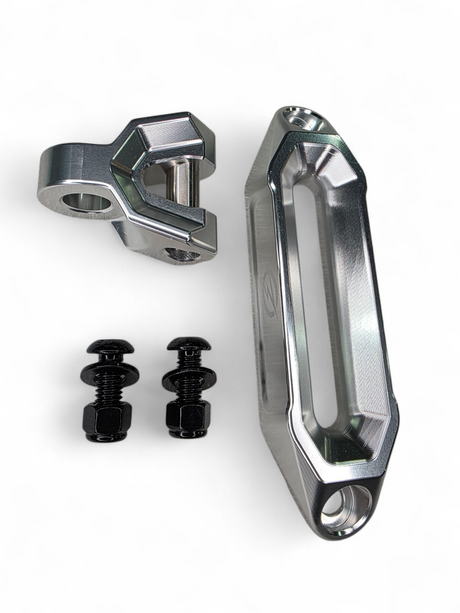 Elektric Offroad Designs UTV Winch Fairlead and Hook Combo (Clear) www.elektricoffroad.com