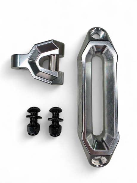 Elektric Offroad Designs UTV Winch Fairlead and Hook Combo (Clear) www.elektricoffroad.com