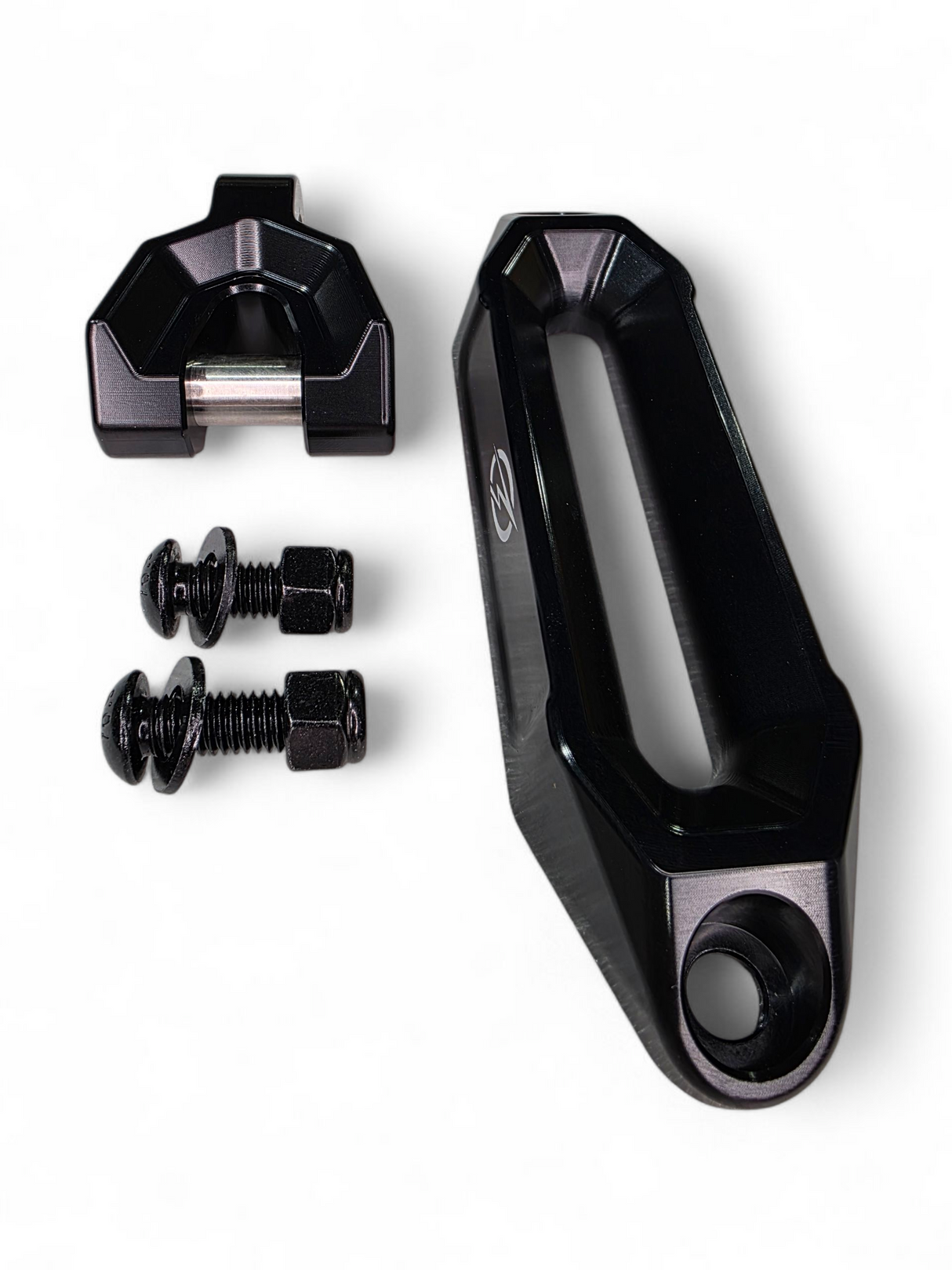 Elektric Offroad Designs UTV Winch Fairlead and Hook (Black) www.elektricoffroad.com