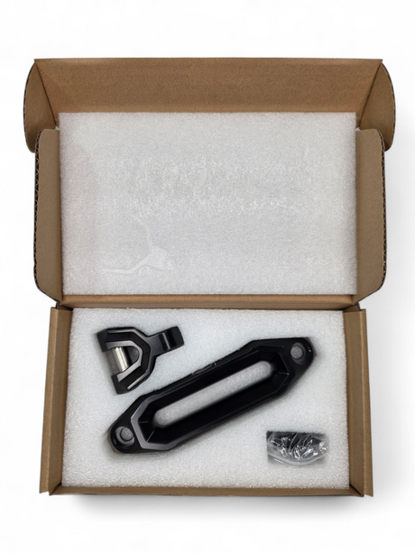Elektric Offroad Designs UTV Winch Fairlead and Hook (Black) www.elektricoffroad.com