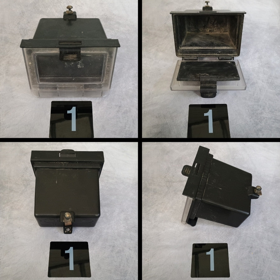 [Used] Dash Storage Box  Double Din Assembly fits Polaris RZR 1000, and more Harvey's ATV Parts