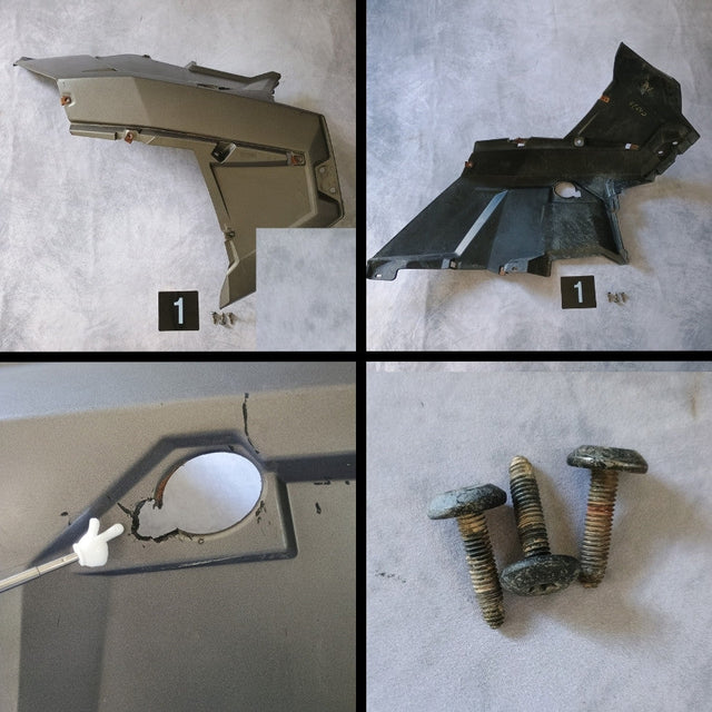 [Used] Front Left Fender fits Polaris RZR 1000, and more Harvey's ATV Parts
