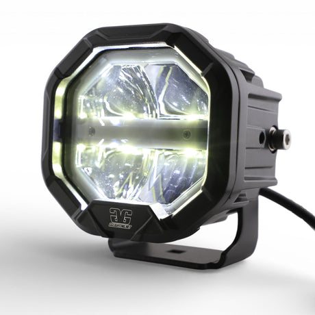 U-Con Interlocking Off Road LED Pod With Amber or White DRL Running Light GGLighting