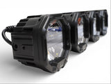7 Light U-Con Interlocking Off Road LED Pod With Amber or White DRL Running Light GGLighting