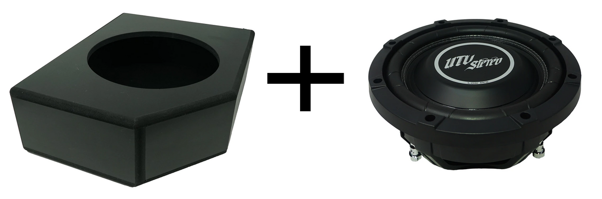 Can-Am® X3 Low Profile Front Passenger Side 10” Sub Box Enclosure – Unloaded | UTVS-X3-ENC-LP-FPASS UTV Stereo