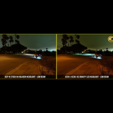 KCHilites 7" Gravity® LED - Single Headlight - SAE/ECE - 40W Driving Beam | '97-'06 Jeep TJ