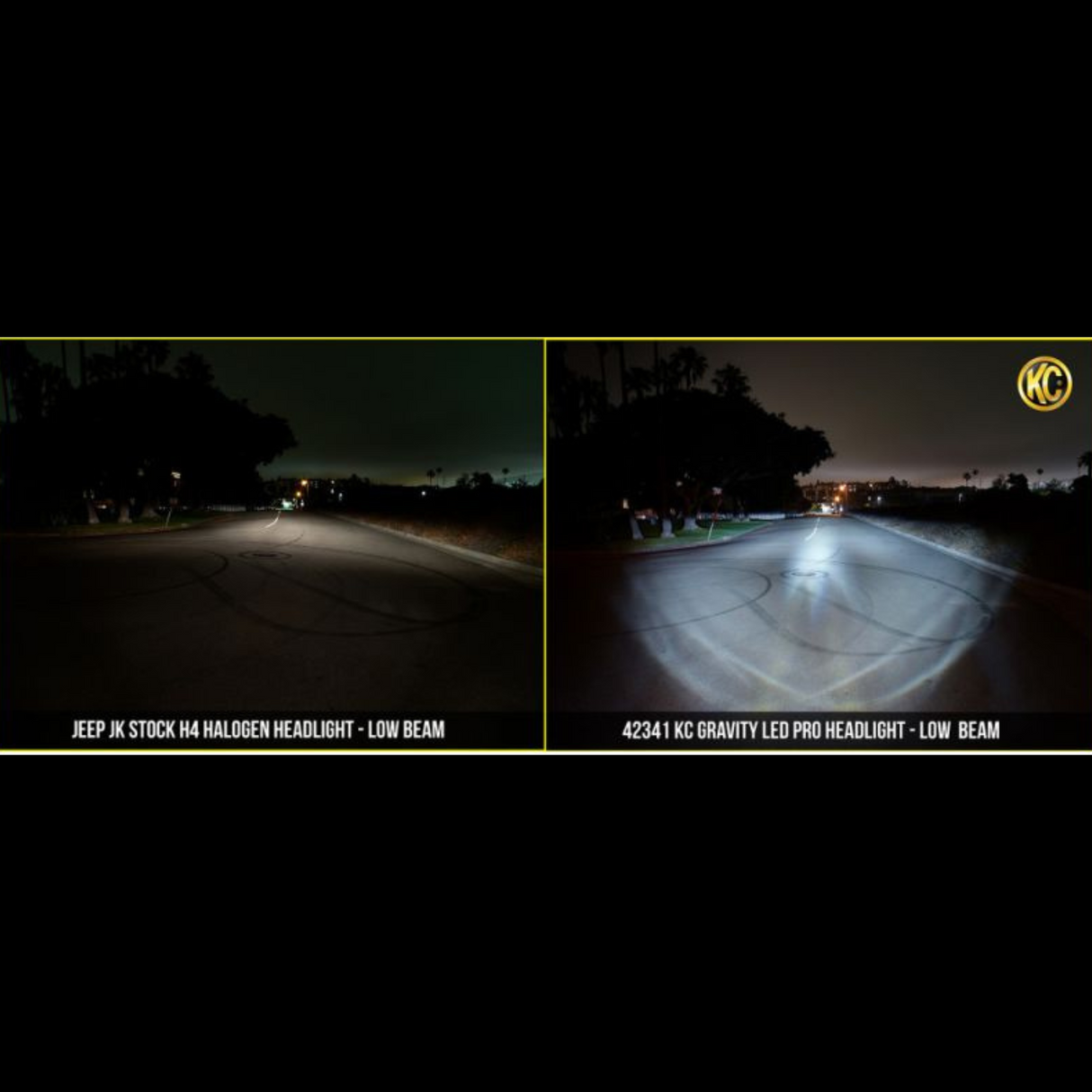 KCHilites 7" Gravity® LED Pro-2-Headlights-SAE/ECE-40W Driving Beam- Universal | '07-'18 JK Wrangler