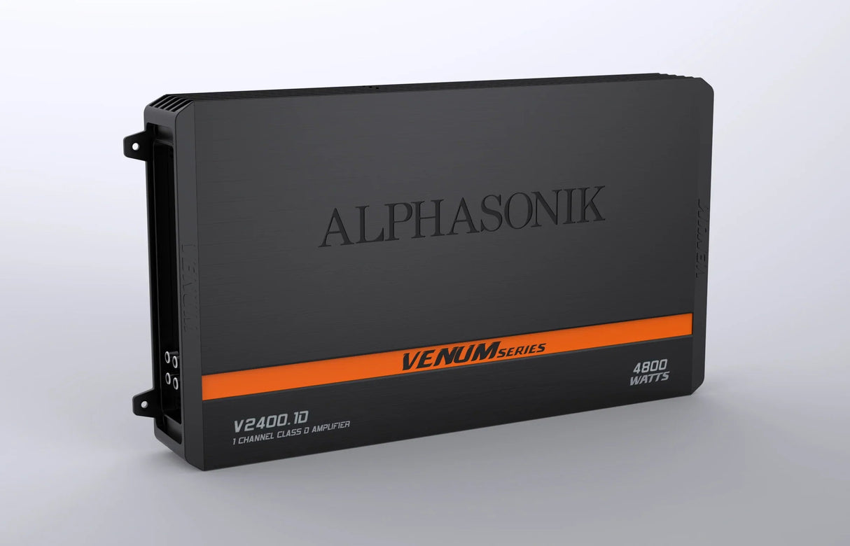 Alphasonik V2400.1D | 2400W RMS Monoblock Class D Amplifier Alphasonik