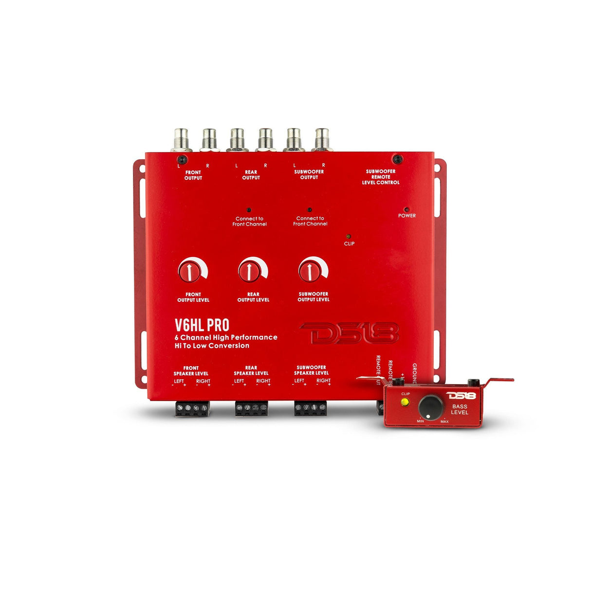 Hi/Lo Converter 6-Channel with 12 Volt Trigger Output (Remote out)
