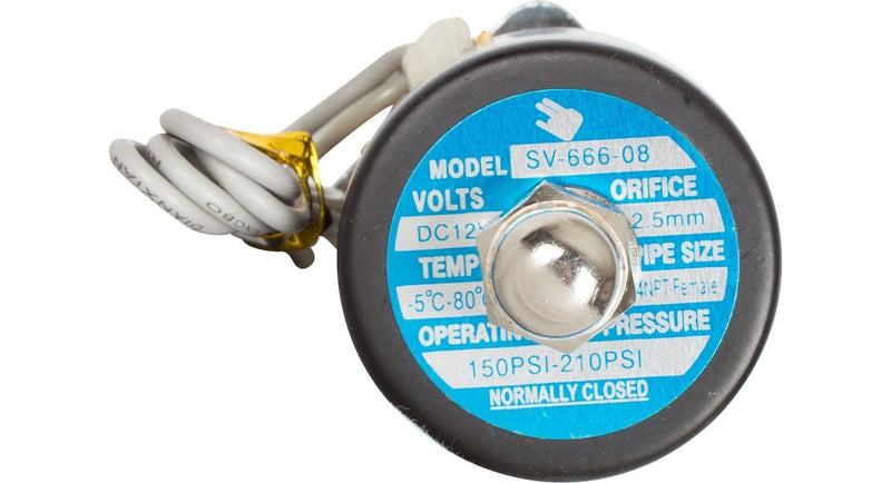 HornBlasters Brass 1/4" Electric Air Valve