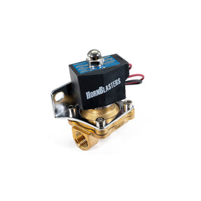 HornBlasters Brass 1/2" 24 Volt Electric Air Valve HornBlasters