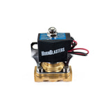 HornBlasters Brass 1/2" 24 Volt Electric Air Valve HornBlasters
