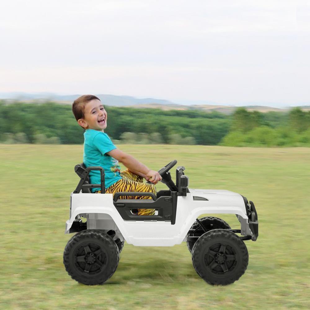 Electric Ride-On Truck for Kids with LED Lights, MP3 Player, and Remote Control