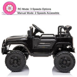 Electric Ride-On Truck for Kids with LED Lights, MP3 Player, and Remote Control