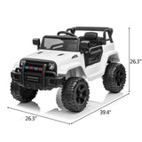 Electric Ride-On Car Truck for Kids with MP3, LED Lights, and Remote Control - 3 Speed Options