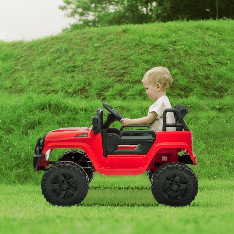 Electric Ride-On Car Truck for Kids with MP3, LED Lights, and Remote Control - 3 Speed Options