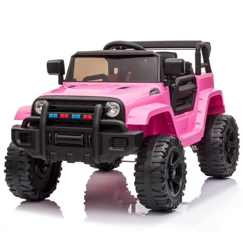 Electric Ride-On Truck for Kids with LED Lights, MP3 Player, and Remote Control