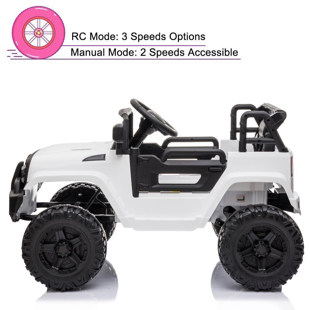 Electric Kids Ride-On SUV with Remote Control, MP3 Player, and LED Lights - 3 Speed Options