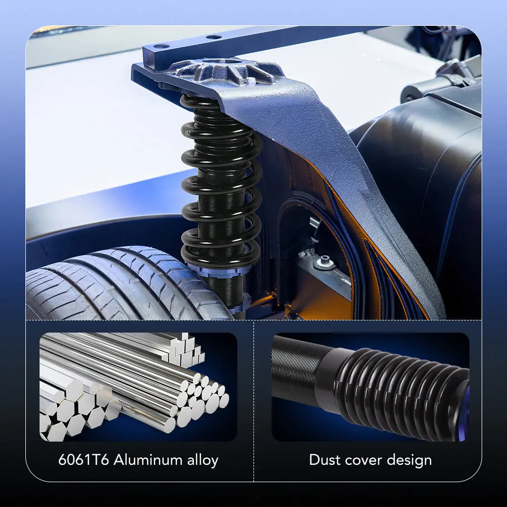 Coilover Suspension Kit 4PCS for 1997-2006 VW Golf 4/Bora/Variant - FWD High Performance Struts Flashark