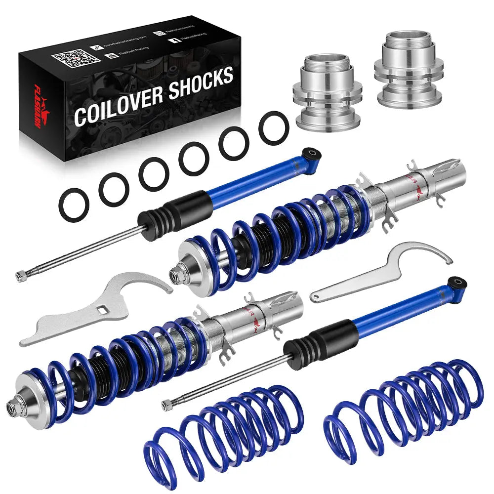 Coilover Suspension Kit 4PCS for 1997-2006 VW Golf 4/Bora/Variant - FWD High Performance Struts Flashark