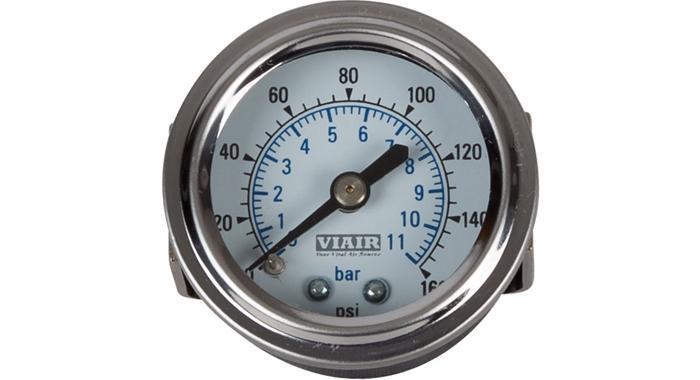 Viair 160 PSI 1.5" Single Needle Air Gauge - (90084 / 90085) Viair