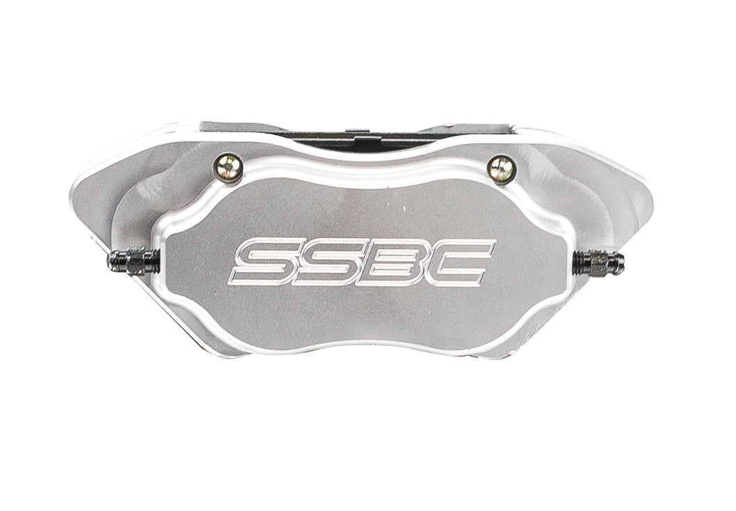 American Made Comp S 4-Piston Billet Aluminum Rear Disc Brake Kit W/DS Rotors. Clear W111-36
