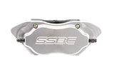 American Made Comp S 4-Piston Billet Aluminum Front Drum to Disc Brake Conversion Kit W/DS Rotors. Clear W123-25