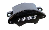 American Made Super Twin HD 2-Piston Billet Aluminum Front Drum to Disc Brake Conversion Kit W/Rotors. Black W123-ADSBK